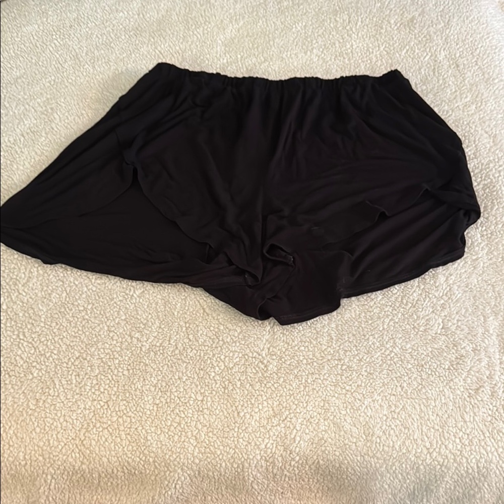 Old Navy Black Pajama Shorts Soft Cotton Blend